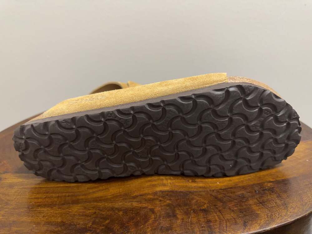 Birki's Arizona Suede Two-Strap Sandals Tan Size 41 B1 - Picture 7 of 7